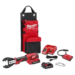 MILWAUKEE 2678-22BG - Crimpeadoras - KIT DE PINZA CRIMPEADORA MULTIUSO M18 FORCE LOGIC PARA 6 TONELADAS CON RANURAS D3 Y TROQUEL BG FIJO ONE KEY - CON 2 BATERIAS CP2.0 M18 REDLITHIUM (48111820) Y CARGADOR MULTIVOLTAJE M18 Y M12 (48591812)