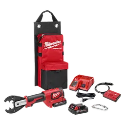 MILWAUKEE 2678-22O - Crimpeadoras - KIT DE PINZA CRIMPEADORA MULTIUSO M18 FORCE LOGIC PARA 6 TONELADAS CON RANURAS D3 Y TROQUEL O FIJO ONE KEY - CON 2 BATERIAS CP2.0 M18 REDLITHIUM (48111820) Y CARGADOR MULTIVOLTAJE M18 Y M12 (48591812)