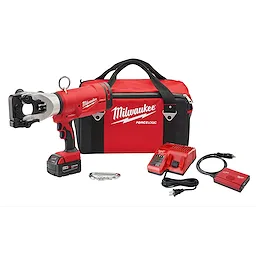 MILWAUKEE 2777-21 - Kit de Cortadora de Cable - INALAMBRICO PARA CABLE DE 1590 ACSR - M18 FORCE LOGIC 3 (ONE KEY) - CON BATERIA M18 REDLITHIUM XC5.0 CON CAPACIDAD EXTENDIDA(48111850) Y CARGADOR MULTIVOLTAJE M18 Y M12 (48591812)