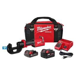 MILWAUKEE 2878K-22 - Crimpeadoras - KIT DE PINZA CRIMPEADORA LINEAL KEARNEY M18 FORCE LOGIC PARA 12 TONELADAS ONE KEY - CON BATERIAS CP2.0 M18 REDLITHIUM (48111820) + M18 REDLITHIUM XC5.0 CON CAPACIDAD EXTENDIDA(48111850) Y CARGADOR MULTIVOLTAJE M18 Y M12 (48591812)
