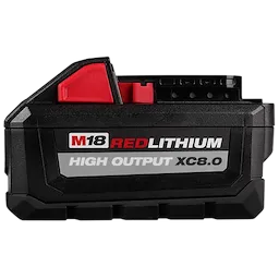 MILWAUKEE 4811-1880 - Baterias - 18V 8.0 A/H - HIGH OUTPUT HD (MAYOR RENDIMIENTO)