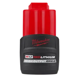 MILWAUKEE 48-11-2425 - Baterias - 12V 2,5 AH – 25% MAS POTENTE – TRABAJA 25% MAS FRIA – REDLITHIUM HIGH OUTPUT