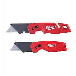 MILWAUKEE 4822-1502 - Cuters - CUTER HOJA TRAPEZOIDAL PLEGABLE - CON SLOT PARA HOJAS EXTRA (Accesorios)