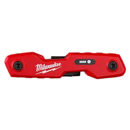 MILWAUKEE 48-22-2182 - Juegos de Herramientas - SET DE LLAVES HEXAGONALES PLEGABLES DE 8 LLAVES (MÉTRICAS)