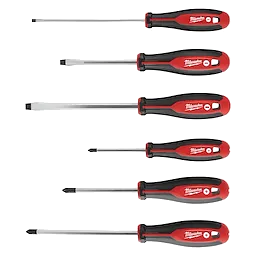MILWAUKEE 4822-2706 - Destornilladores - JUEGO DESTORNILLADORES 6 PIEZAS - 3 PLANOS 3 PHILLIPS