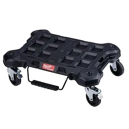 MILWAUKEE 4822-8410 - Carros - PACKOUT BASE CON RUEDAS - ALTO IMPACTO - FRENO QUICKSTOP PARA SEGURIDAD DURANTE EN APILAMIENTO