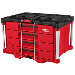 MILWAUKEE 4822-8444 - Cajas - PACKOUT CAJA DE HERRAMIENTAS XL CON 4 CAJONES Y BARRA DE SEGURIDAD