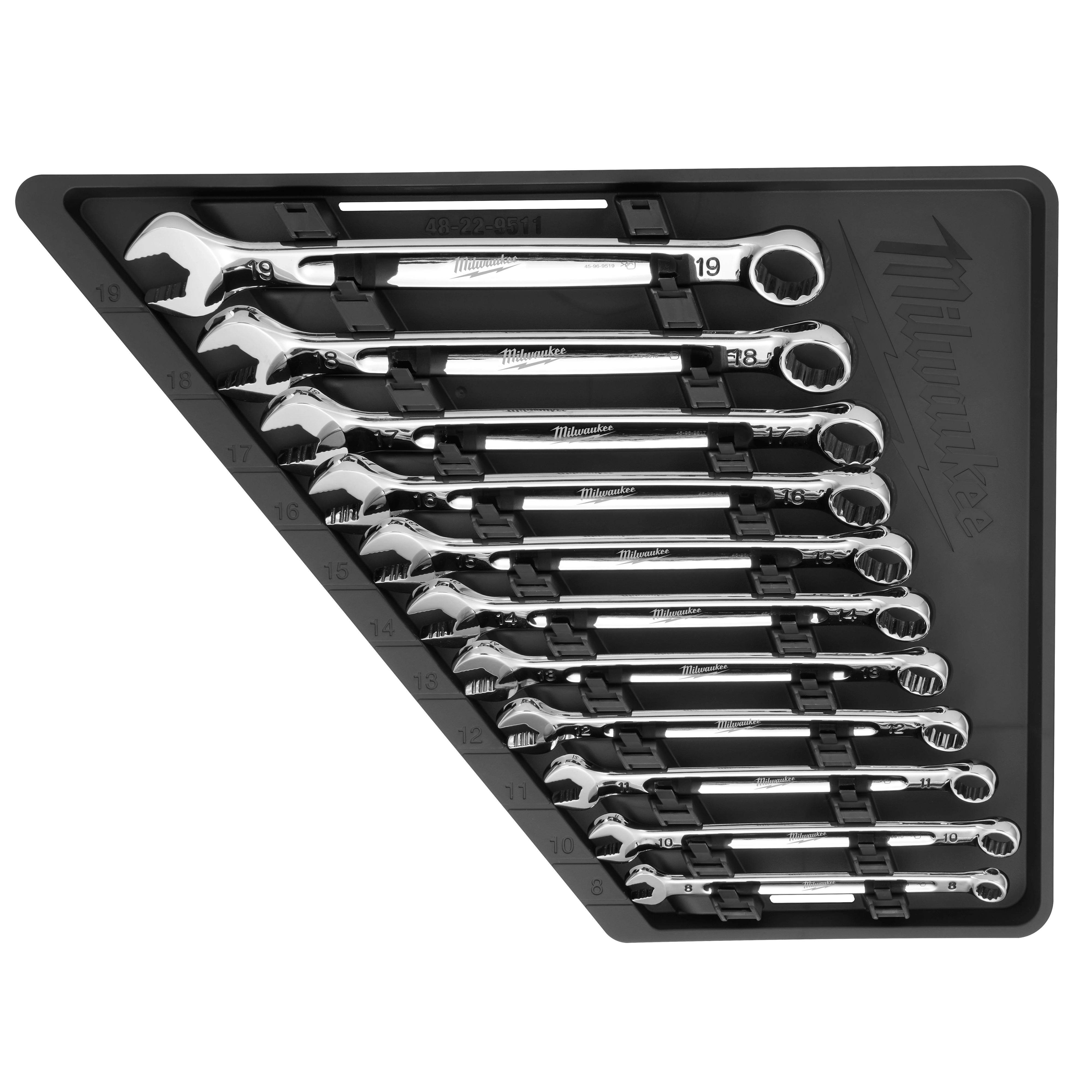 MILWAUKEE 48-22-9511 - Juegos de Herramientas - SET DE LLAVES COMBINADAS MÉTRICAS DE 11 PIEZAS