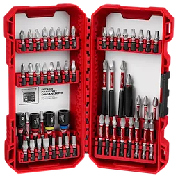 MILWAUKEE 4832-4010 - Cajas - JUEGO DE PUNTAS HEXAGONALES DE IMPACTO SHOCKWAVE IMPACT DUTY - 54 PIEZAS