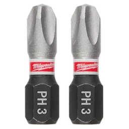 MILWAUKEE 4832-4413 - Puntas - PH3 corta (x2) (Accesorios)