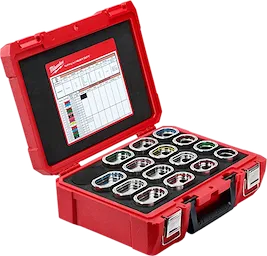 MILWAUKEE 49-12-KITC - Mordazas - JUEGO DE PIEZAS EXACT N.º 6 - KIT DE MOLDES DE COBRE EN FORMA DE U 12T 750 MCM - PARA CRIMPEADORA FORCE LOGIC 277922