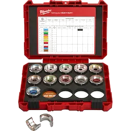 MILWAUKEE 4916KITA - Mordazas - JUEGO DE PIEZAS EXACT N° 8 - KIT DE MOLDES DE ALUMINIO EN FORMA DE U 350 MCM - PARA CRIMPEADORA FORCE LOGIC 267922