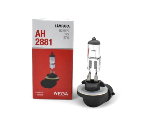WEGA AH-2881 - 12v 27w H881 Base Angulo Recto