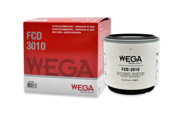 WEGA FCD-3010 - RENAULT Master 2006 → (brasil) (TIPO RACOR SIN VASO - PAPEL DE COMBUSTIBLE DE SERVICIO PESADO 27 LTS/M² X SEG - PORO 45µ)