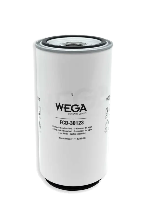 WEGA FCD-30123 - VW CONSTELLATION 13.180 (TIPO RACOR SIN VASO - PAPEL DE COMBUSTIBLE DE SERVICIO PESADO 2,45 LTS/M² X SEG - PORO 19µ)