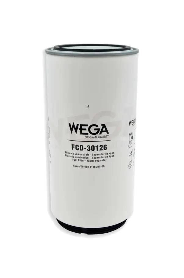 WEGA FCD-30126 - MERCEDES BENZ 710 Plus Electrónico OM 364 LA 2010→ (TIPO RACOR SIN VASO - PAPEL DE COMBUSTIBLE DE TRES CAPAS DE SERVICIO PESADO 11 LTS/M² X SEG - PORO 19µ)