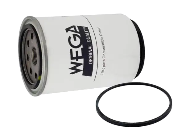 WEGA FCD-3090/3 - SCANIA SERIE R114, VOLVO NH12 C/MOTOR D12C (TIPO RACOR SIN VASO - PAPEL DE COMBUSTIBLE DE SERVICIO PESADO 27 LTS/M² X SEG - PORO 30µ)