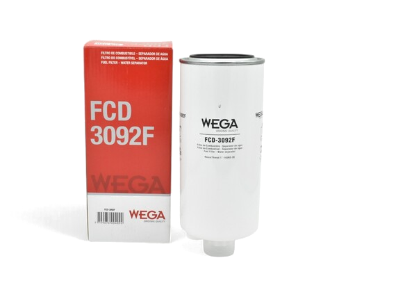 WEGA FCD-3092F - FORD CArgo 816 - CUMMINS ISF4.5 2012→2013 FORD CArgo 1319 - CUMMINS ISF4.5 2012→ (UNIDAD SELLADA CON PURGADOR Y SENSOR - PAPEL DE COMBUSTIBLE DE SERVICIO PESADO 90 LTS/M² X SEG - PORO 40µ)