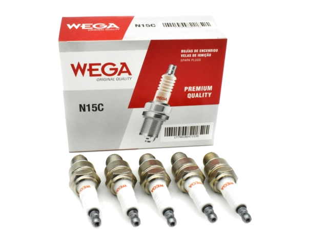 WEGA N15C - Ciclo y Moto, Rosca corta, Grado térmico NORMAL