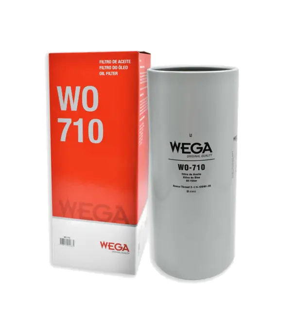 WEGA WO-710 - Cummins - Dimex - El Detalle - FORD - John Deere - Massey Ferguson - NEW HOLLAND - NISSAN - VW - Zanello; EQUIVALENCIAS: MANN WP12300, Baldwin BD103, Fleetguard LF3000, Cum 3318853, Don J86-13000 / P55-3000, Fram PH- 6349