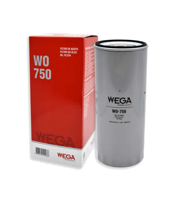 WEGA WO-750 - CATERPILLAR - John Deere; EQUIVALENCIAS: MANN WP 11102, Baldwin B7685, Fleetguard LF3654